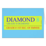 Diamond  Greeting/note cards