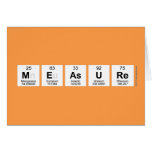 Measure  Greeting/note cards
