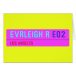 evrleigh r  Greeting/note cards