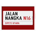 JALAN NANGKA  Greeting/note cards