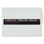  Ejercito st., poblacion, sibulan  Greeting/note cards