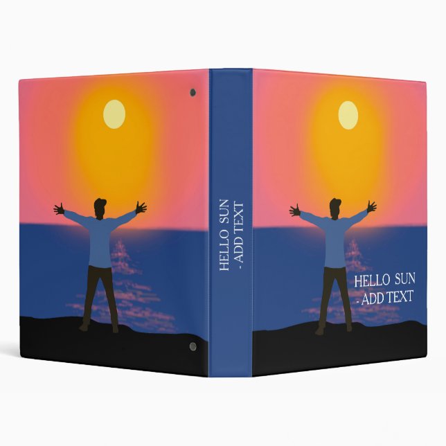 Greeting to the Sun    3 Ring Binder (Background)