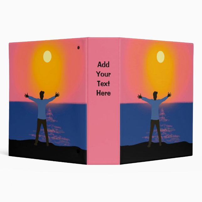Greeting to the Sun   3 Ring Binder (Background)