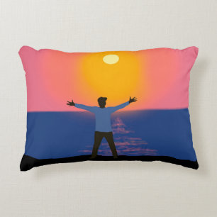 Greeting to the Sun  Accent Pillow