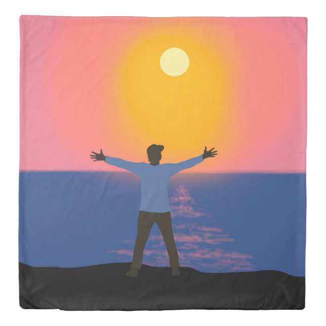Greeting to the Sun  Duvet Cover (Front)