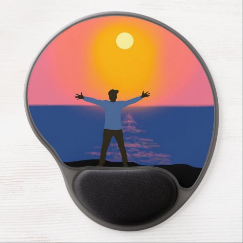 Greeting to the Sun  Gel Mouse Pad