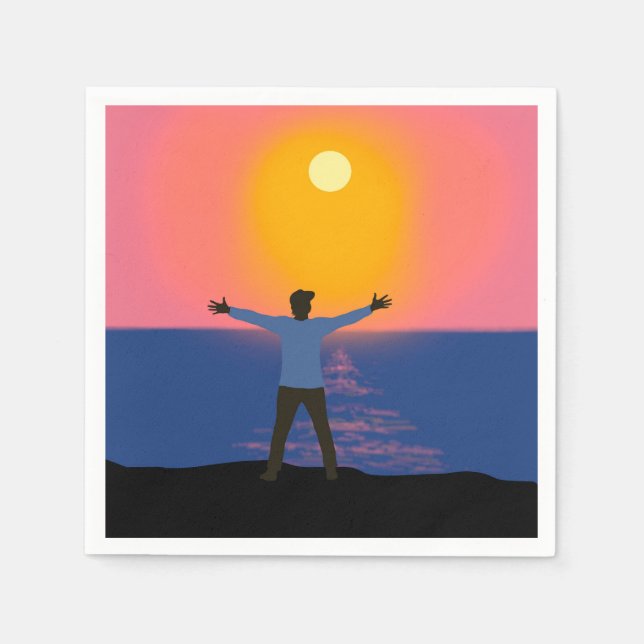 Greeting to the Sun   Napkins (Front)