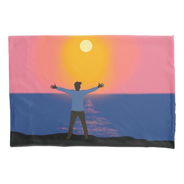 Greeting to the Sun  Pillow Case (Front)