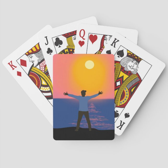Greeting to the Sun    Poker Cards (Back)