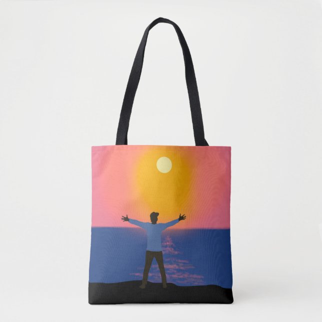 Greeting to the Sun  Tote Bag (Front)