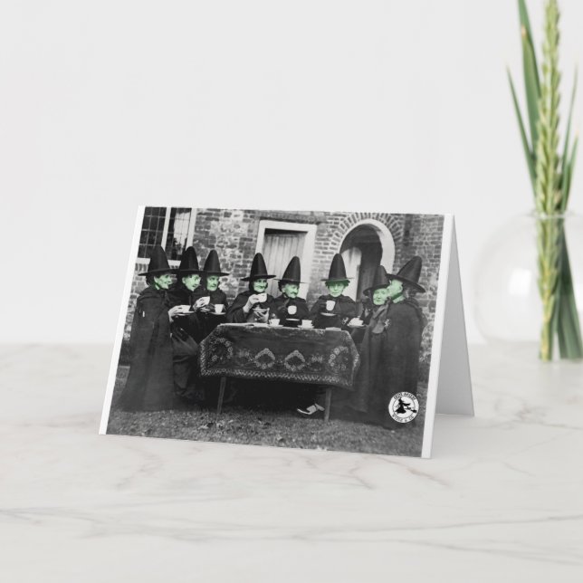 Greeting Witch Card Olde Salem Witch & Co. (Front)