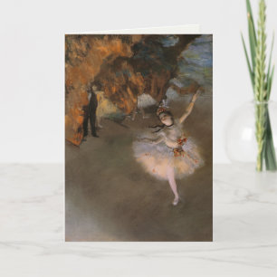 Greetingcard With Edgar Degas Painting Card
