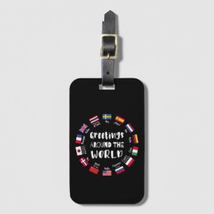 Greetings around the world - Hello in all language Luggage Tag
