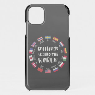 Greetings around the world - Hello in all language iPhone 11 Case