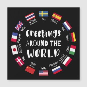 Greetings around the world, Hello in all languages