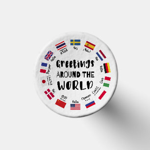 Greetings around the world, Hello in all languages Golf Tees