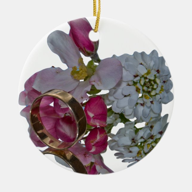 Greetings -Cheers Ceramic Ornament (Front)