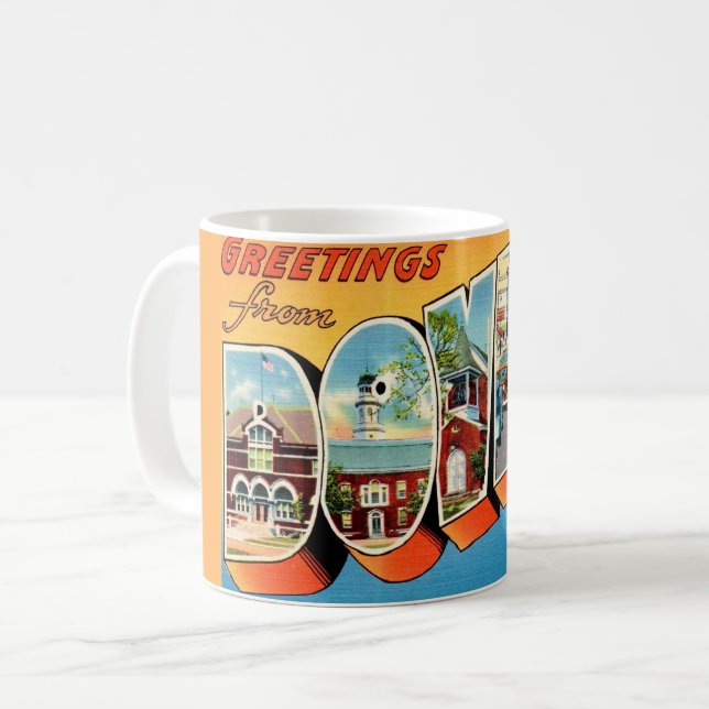 Greetings Dover Delaware  Coffee Mug (Front Left)