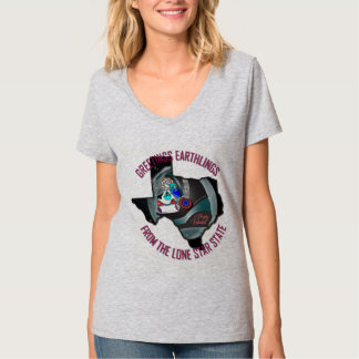 GREETINGS EARTHLINGS - TEXAS T-Shirt