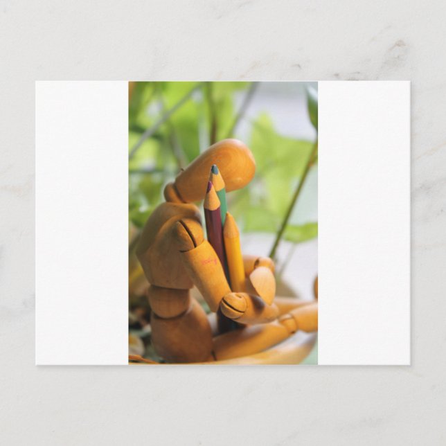 Greetings for an Artist Postcard (Front)