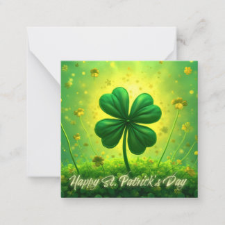 Greetings for St. Patrick's Day Note Card