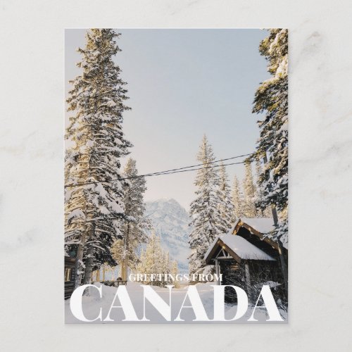 Greetings form Canada Postcard