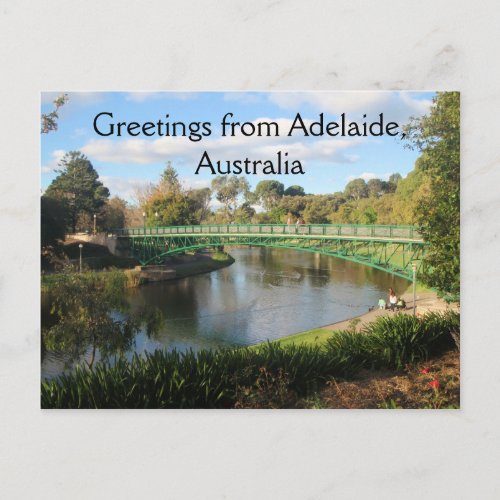 Greetings from Adelaide Australia Postcard