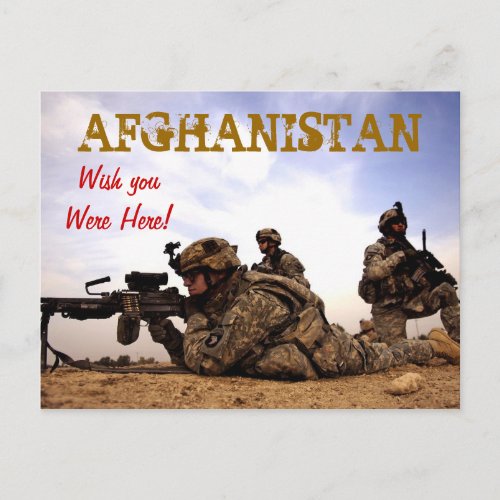 Greetings From Afghanistan Postcard