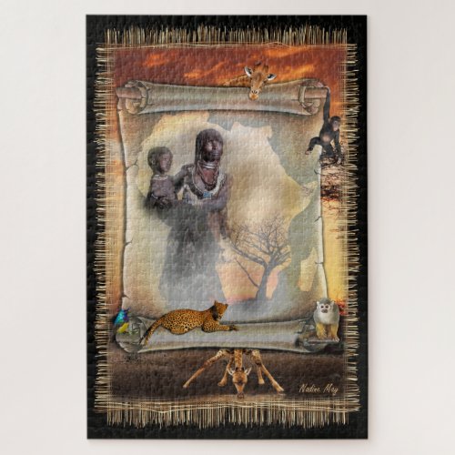 Greetings From Africa Jigsaw Puzzle