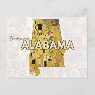Greetings from Alabama Postcard