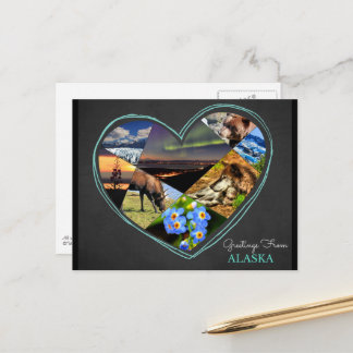 Greetings From Alaska ♥ Postcard