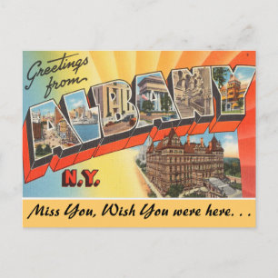 Greetings from Albany Postcard