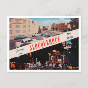 Greetings from Albuquerque, New Mexico Travel Postcard