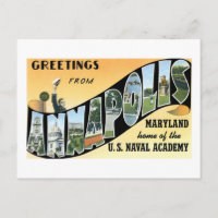 Greetings from Annapolis, MD, Home of Naval Academ