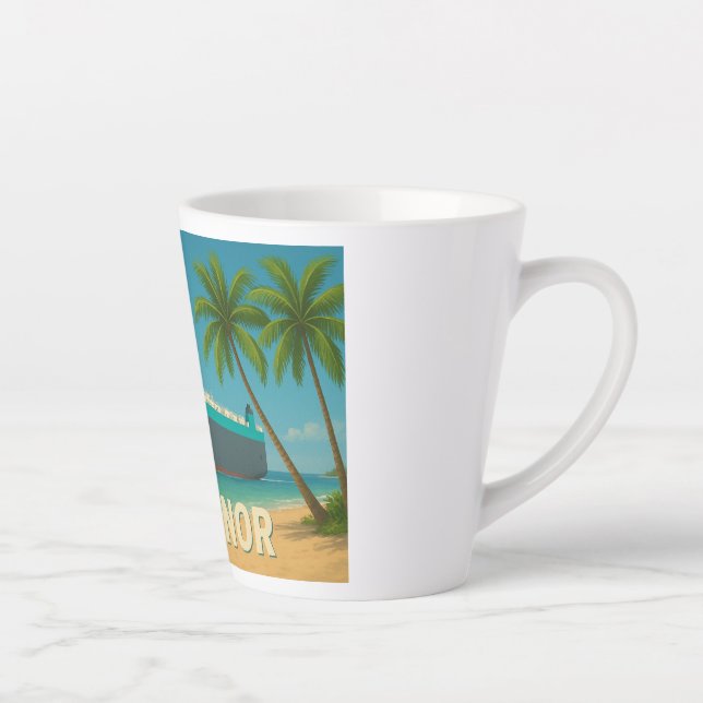 "Greetings From ARC Honor" Latte Mug (Right)