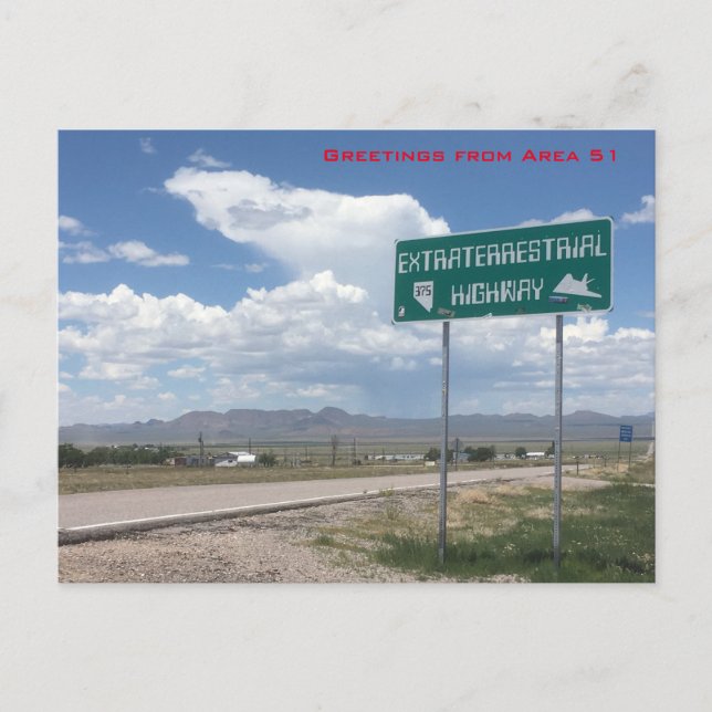 Greetings from Area 51 Postcard (Front)