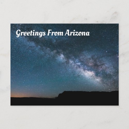 Greetings From Arizona Astronomy Postcard