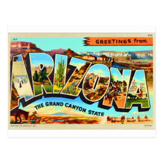 Greetings From Arizona Postcards | Zazzle