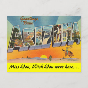 Greetings from Arizona Postcard