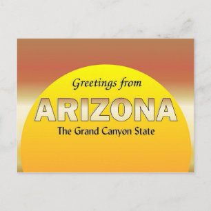 Greetings from Arizona Postcard