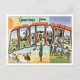 Greetings From Arizona Postcard