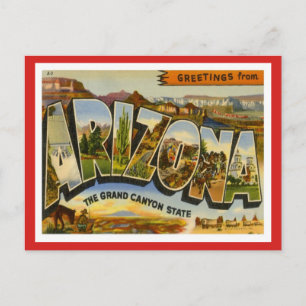Greetings From Arizona Postcard