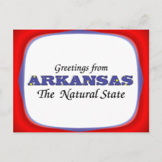 Greetings from Arkansas Postcard