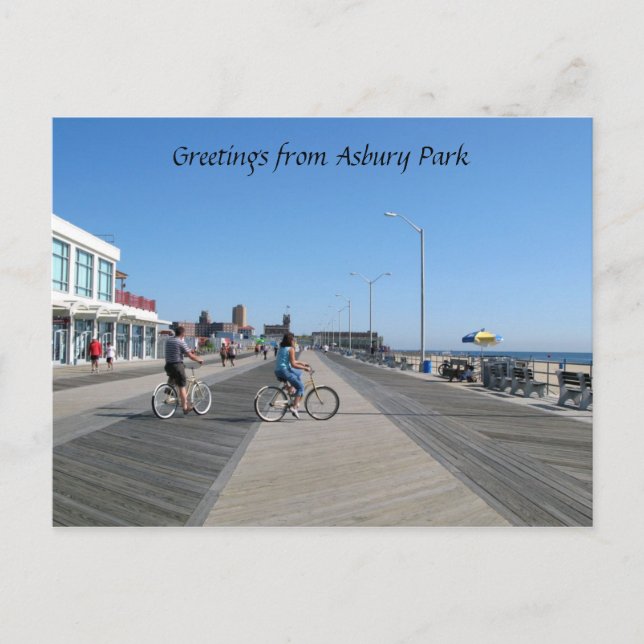 Greetings from Asbury Park, NJ Postcard (Front)