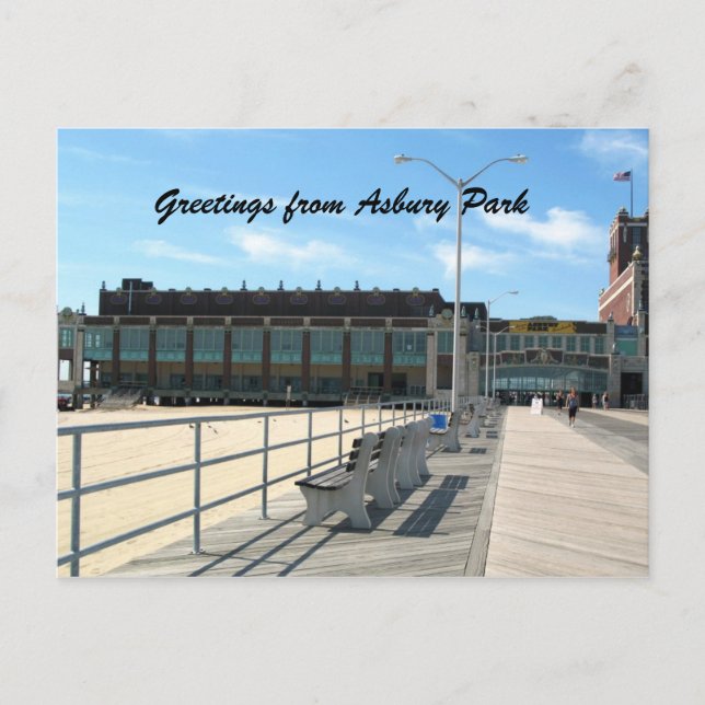 Greetings from Asbury Park Postcard (Front)