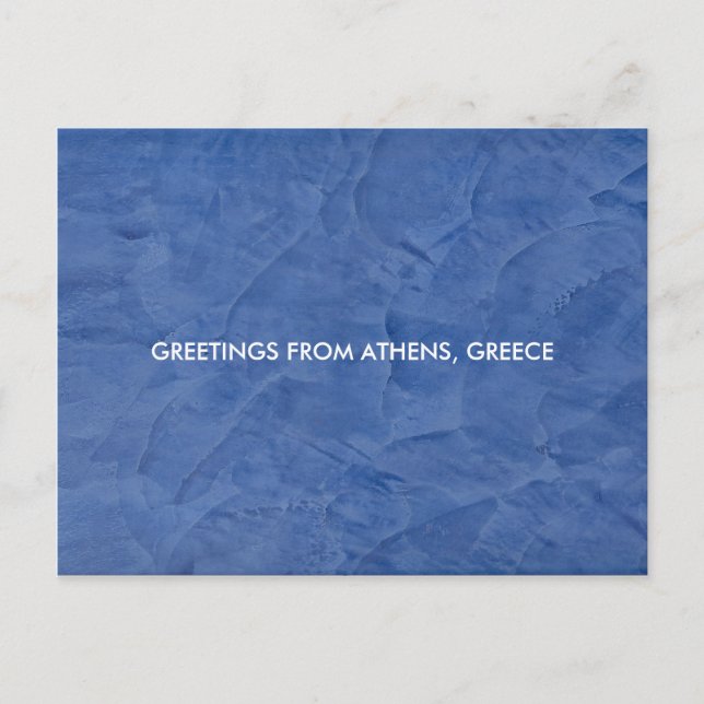 GREETINGS FROM ATHENS, GREECE POSTCARD (Front)