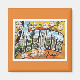 Greetings From Atlanta Georgia Magnet