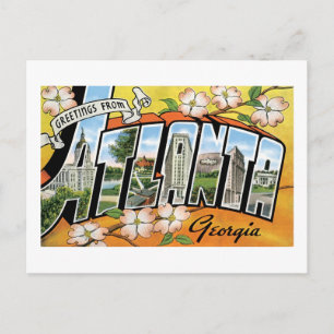 Greetings From Atlanta Georgia Postcard