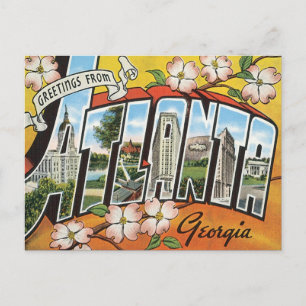 Greetings From Atlanta Postcard