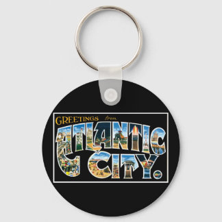 Greetings from Atlantic City! Keychain